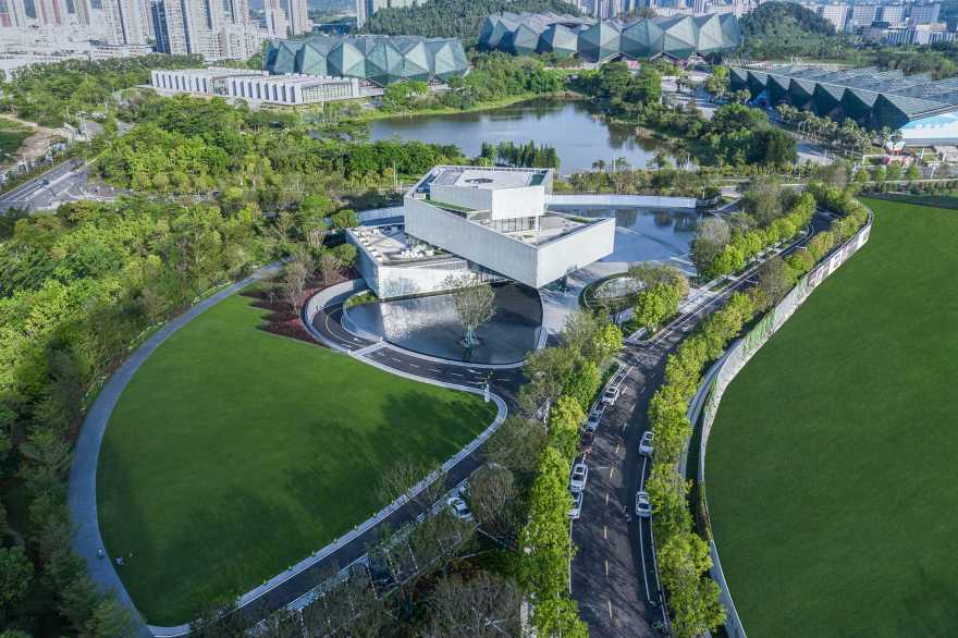 深圳世茂深港国际中心 | 现代简约景观设计典范-2