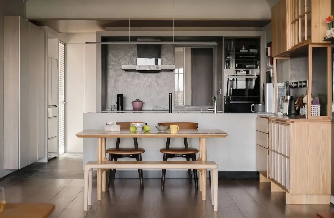 成都128㎡三居侘寂风装修：15万全包，重塑家庭互动与舒适-24