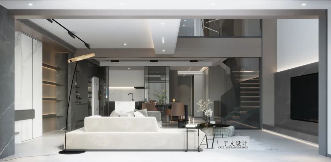 龙湖·天璞 300㎡轻奢叠墅,极简空间秩序诠释生活美学-34