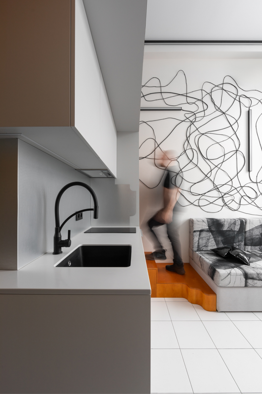 Дизайн квартиры-студии 26 кв. метров в Москве-2