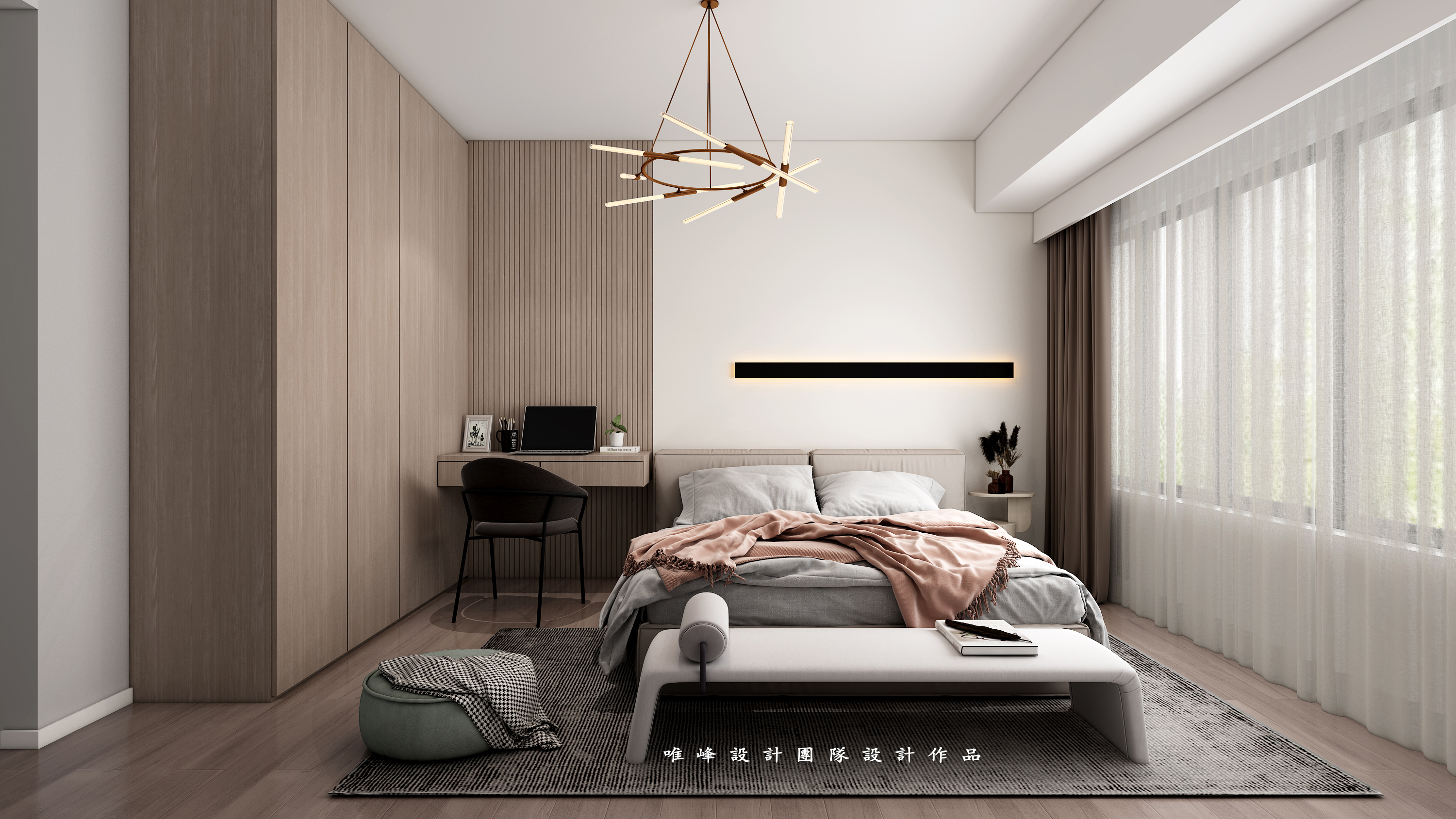 深圳口山设计：120㎡现代简约，比传统简约多一点时尚-2