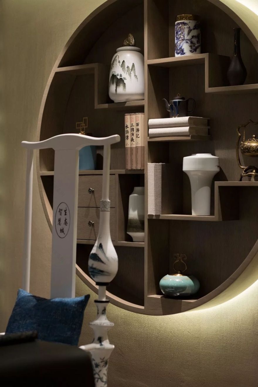 常德壹号府·新中式风格样板房设计丨中国常德丨伊派软装设计-27