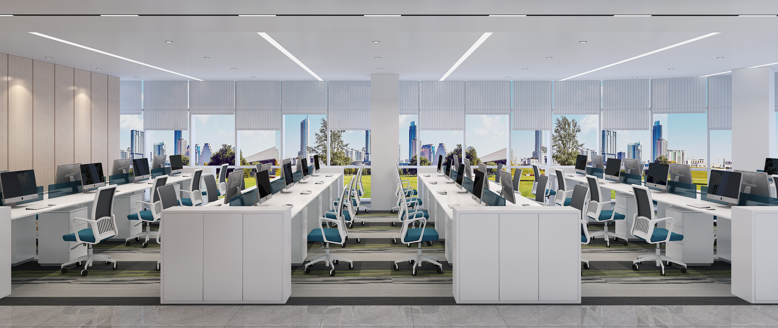 清新素雅的办公场所设计-6