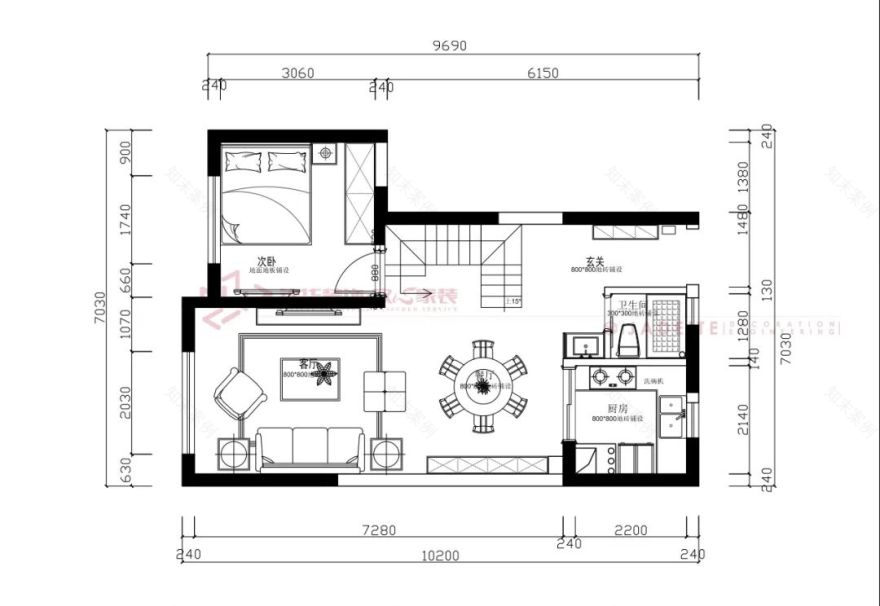 中海富仕居现代简约复式设计丨殷烨-40