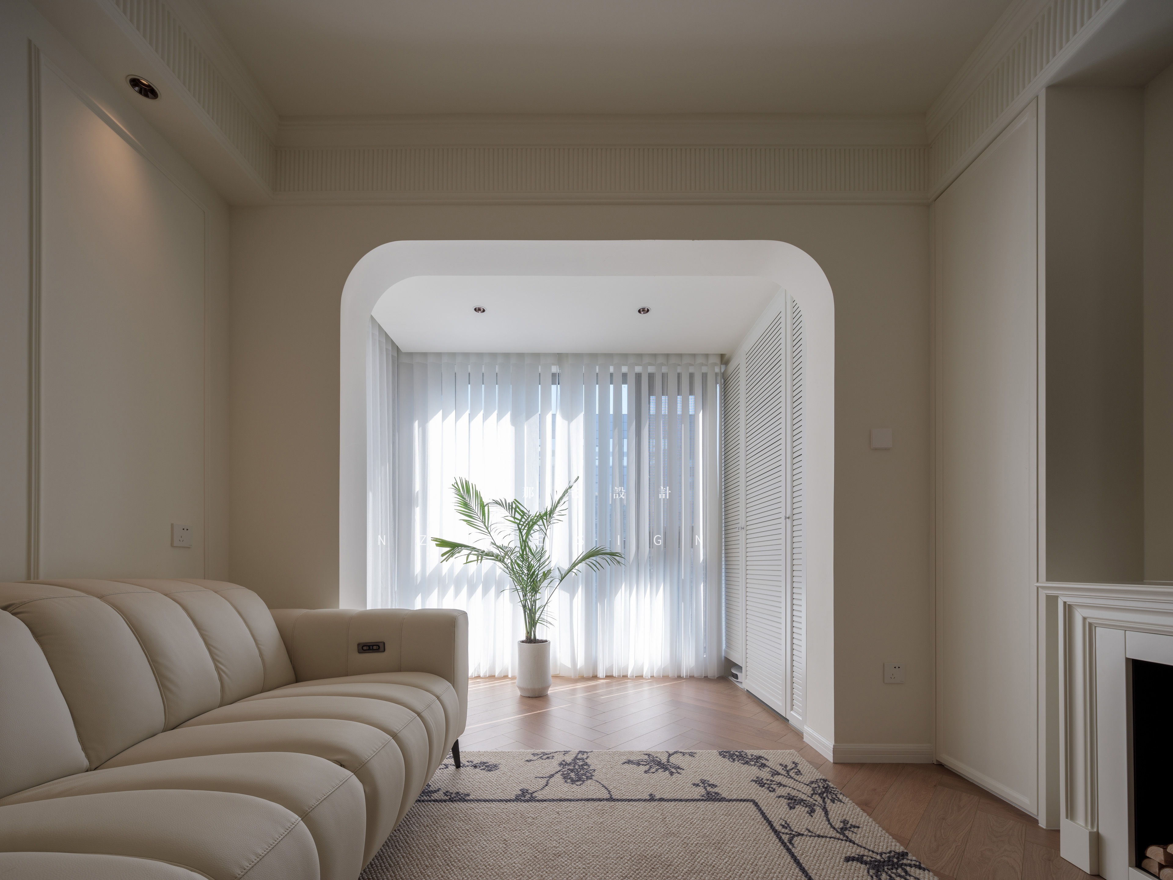 90后两人一猫的惬意法式奶油风丨中国深圳丨那宅设计事务所-35