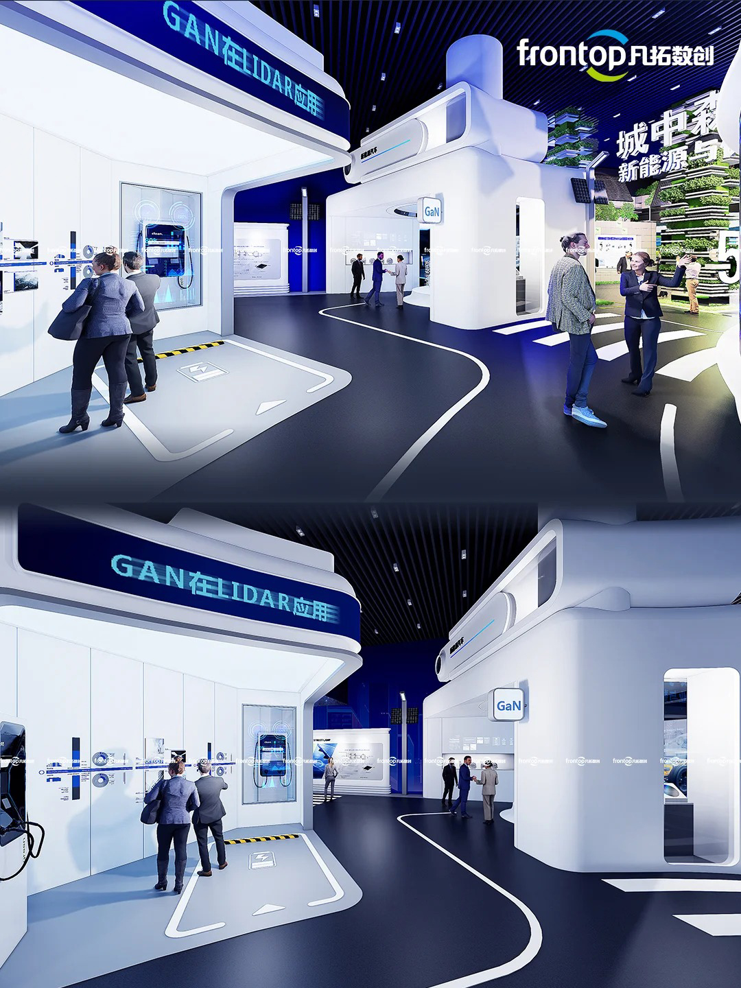 半导体企业展厅设计-7