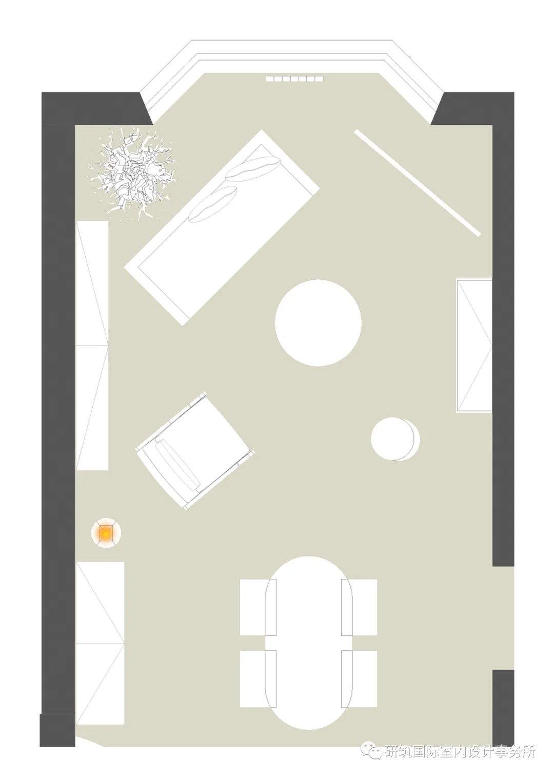 都市经典小区美式奶油风设计丨中国丰台丨研筑国际室内设计事务所-34