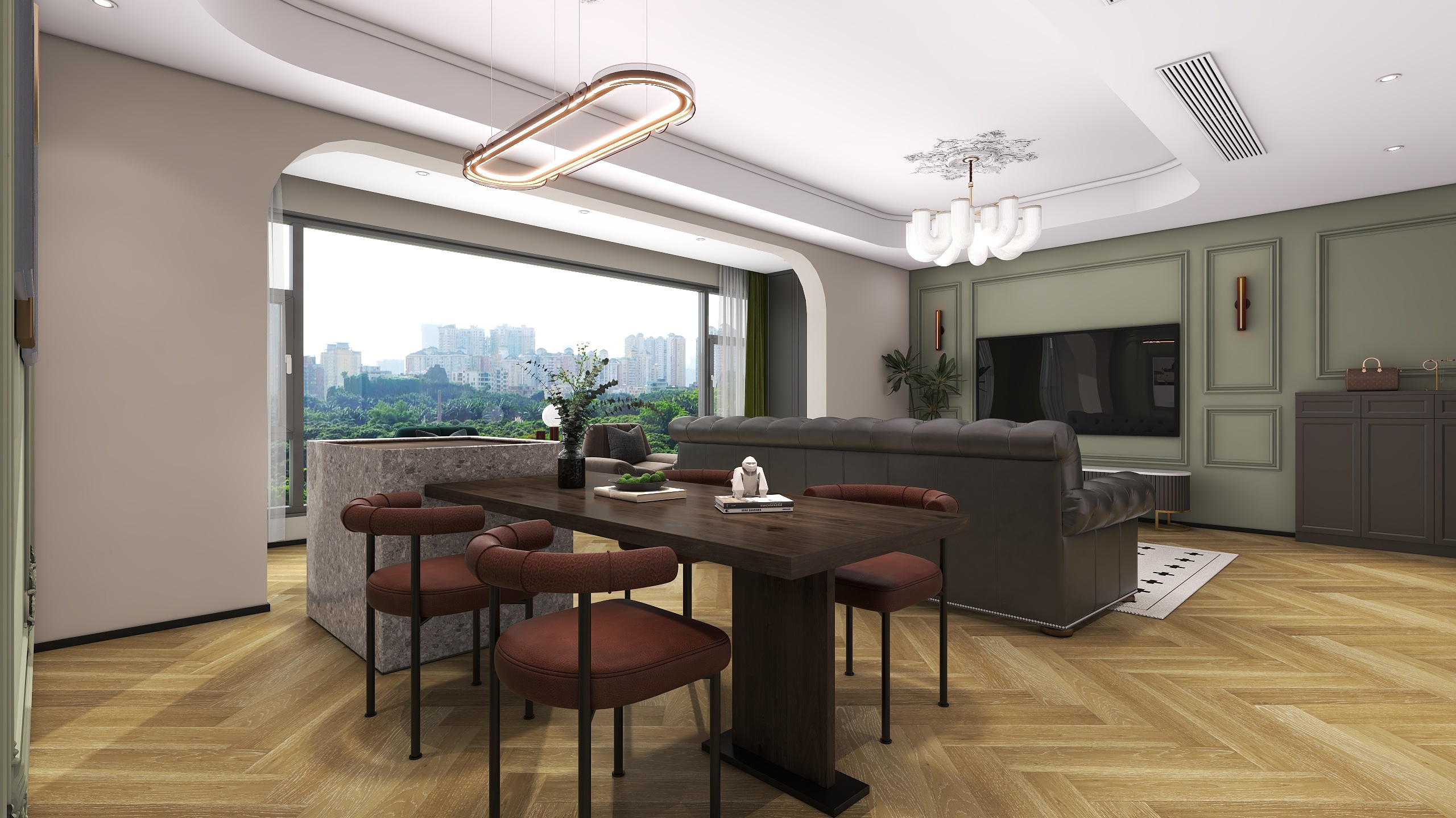 四川成都华府悦璟（115平方简约法式三居室）-20