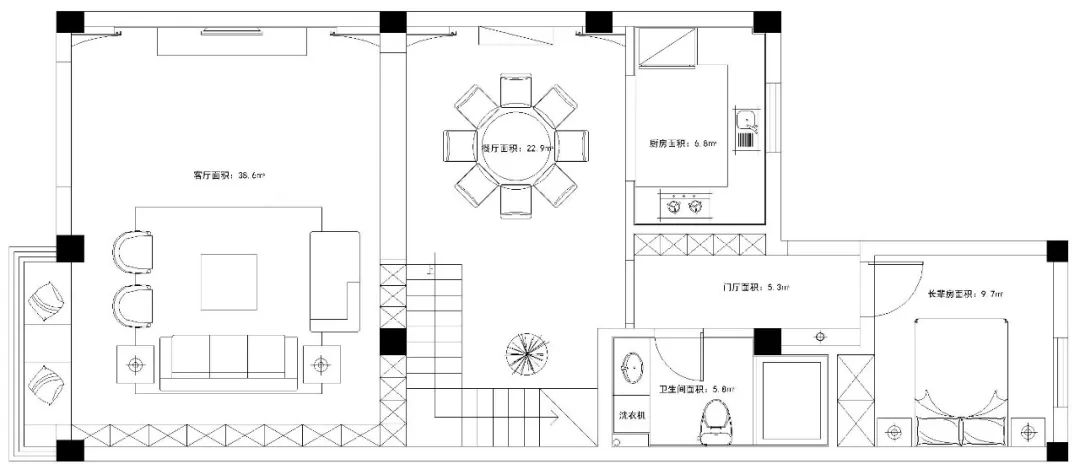 华浔·设计 | 泰州·华泽天下 300㎡新中式，山水意境，移步一景-14