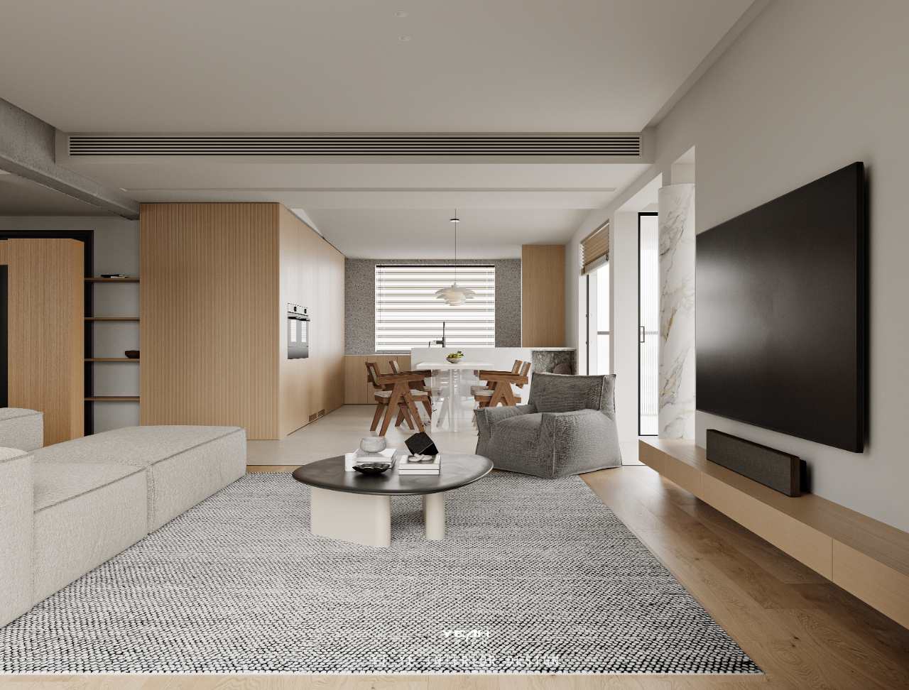 语江南 260㎡原木极简丨中国南通丨一野设计-7