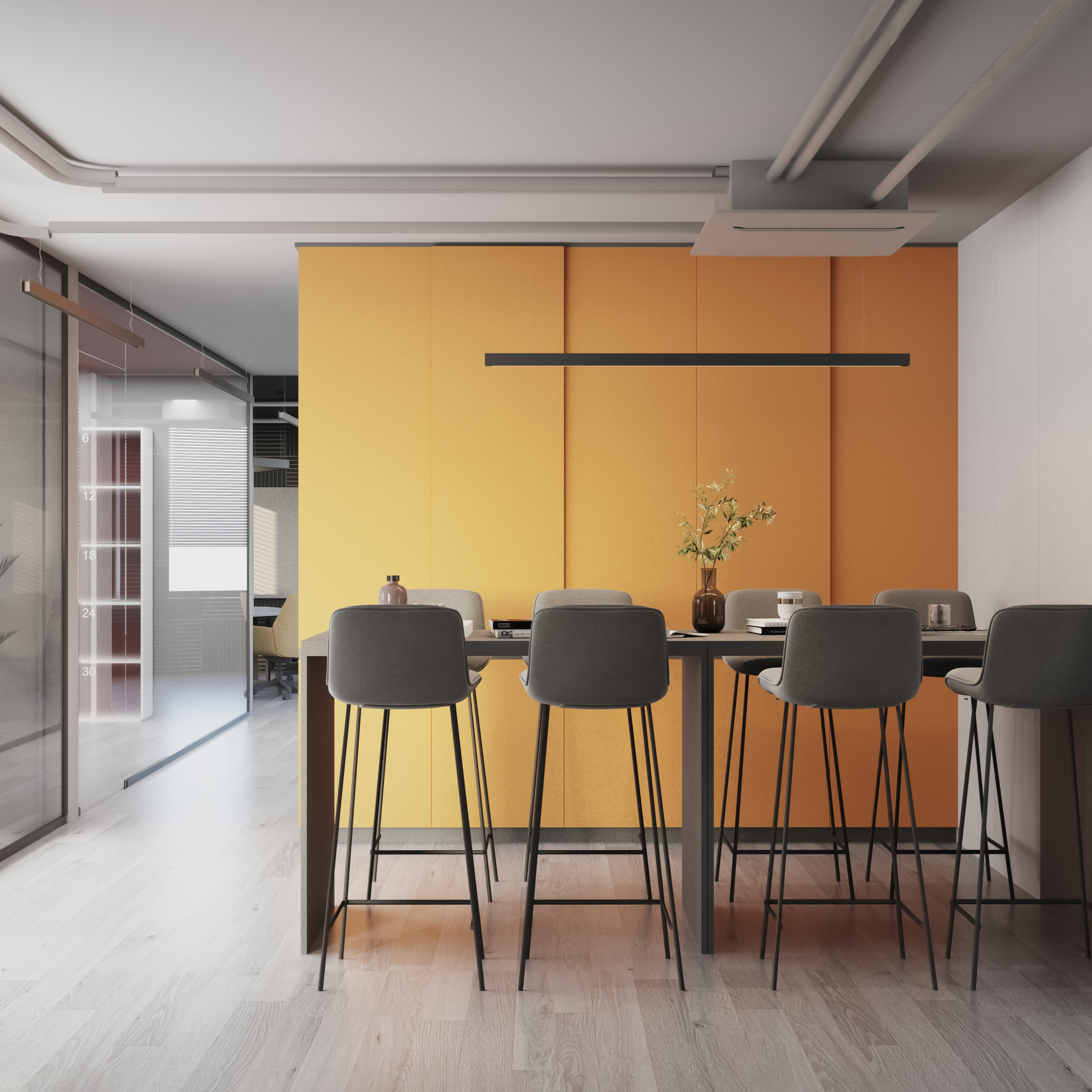 工作区办公室丨瑞士苏黎世-8