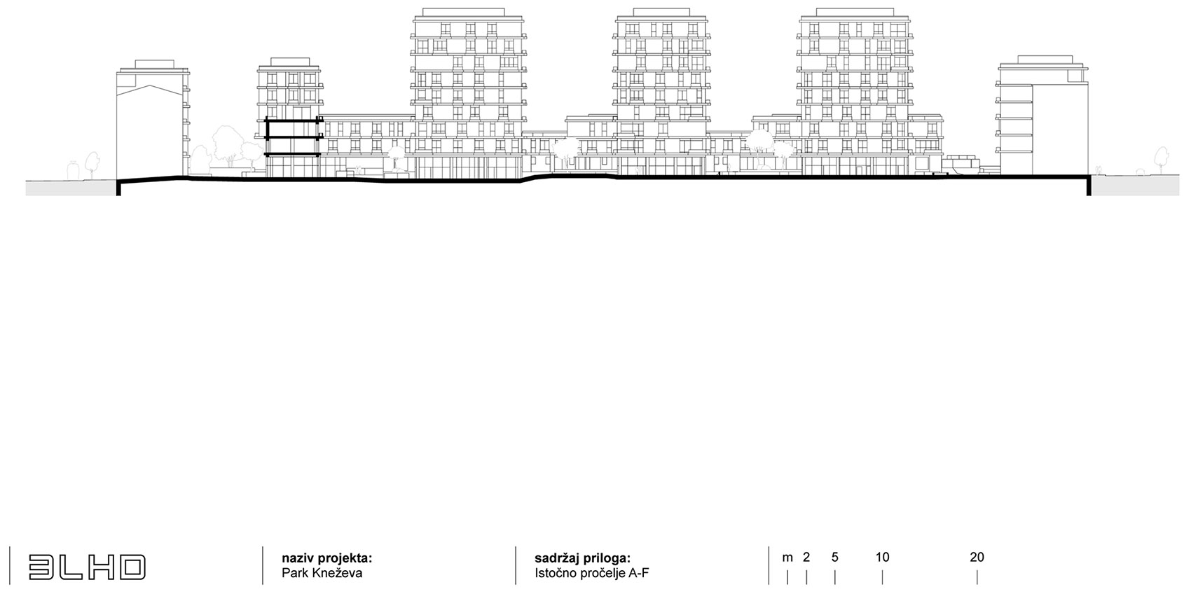克罗地亚 Park Kneževa 住宅街区丨Studio 3LHD-56