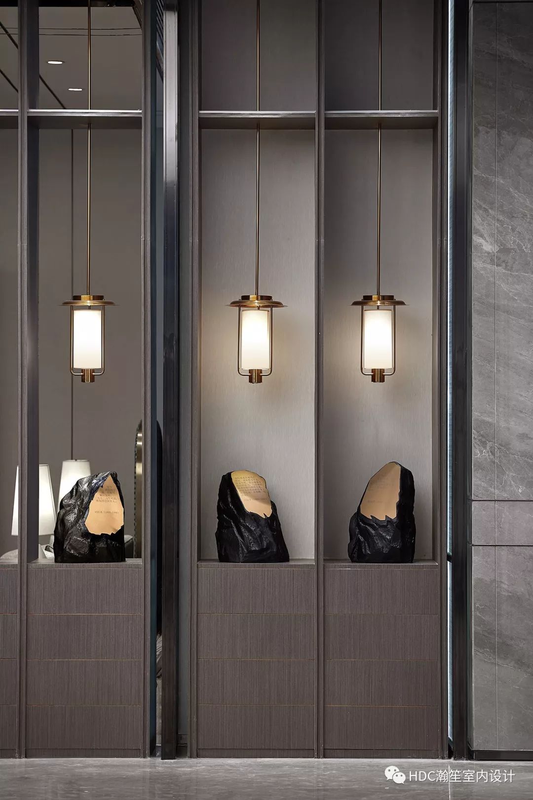 重庆洺悦国际售楼中心 | 轻奢中式，原创艺术设计-37