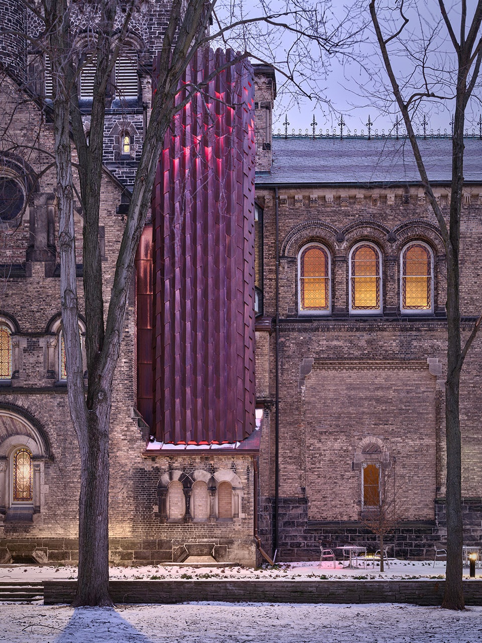 多伦多大学学院改造,历史建筑翻新典范-9