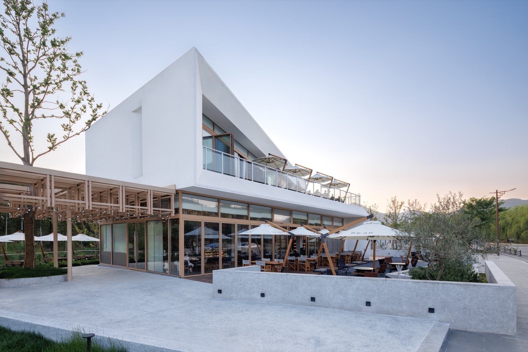 SEEK早到餐厅:折叠的山水印记丨中国湖州丨度地建筑-31