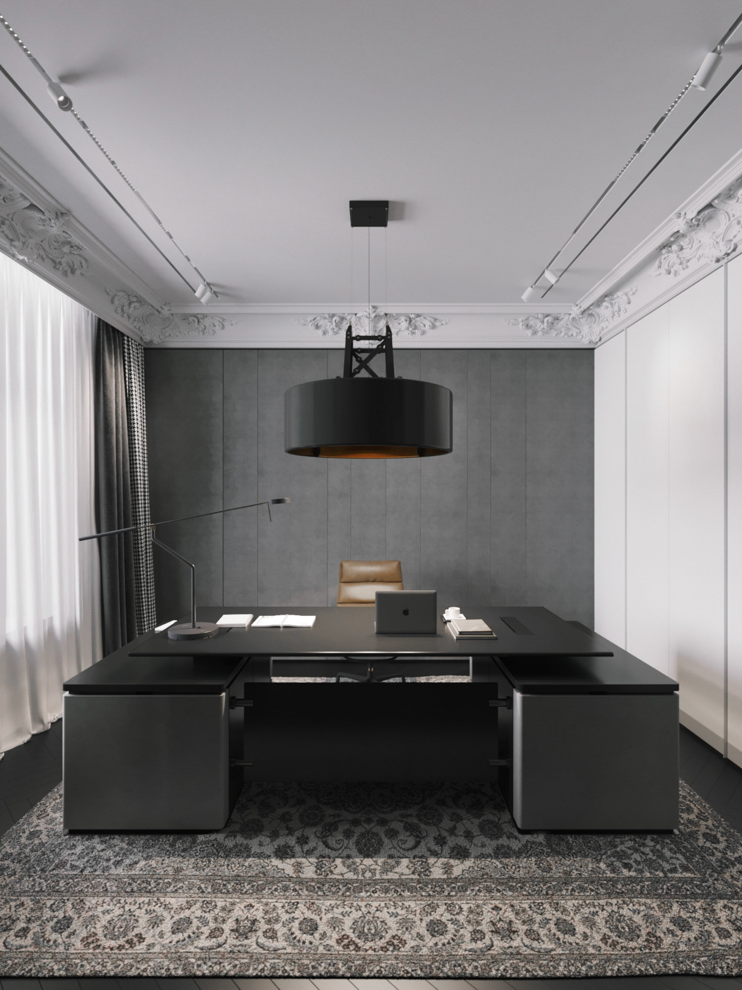 136平 欧式元素 点缀的现代空间-13