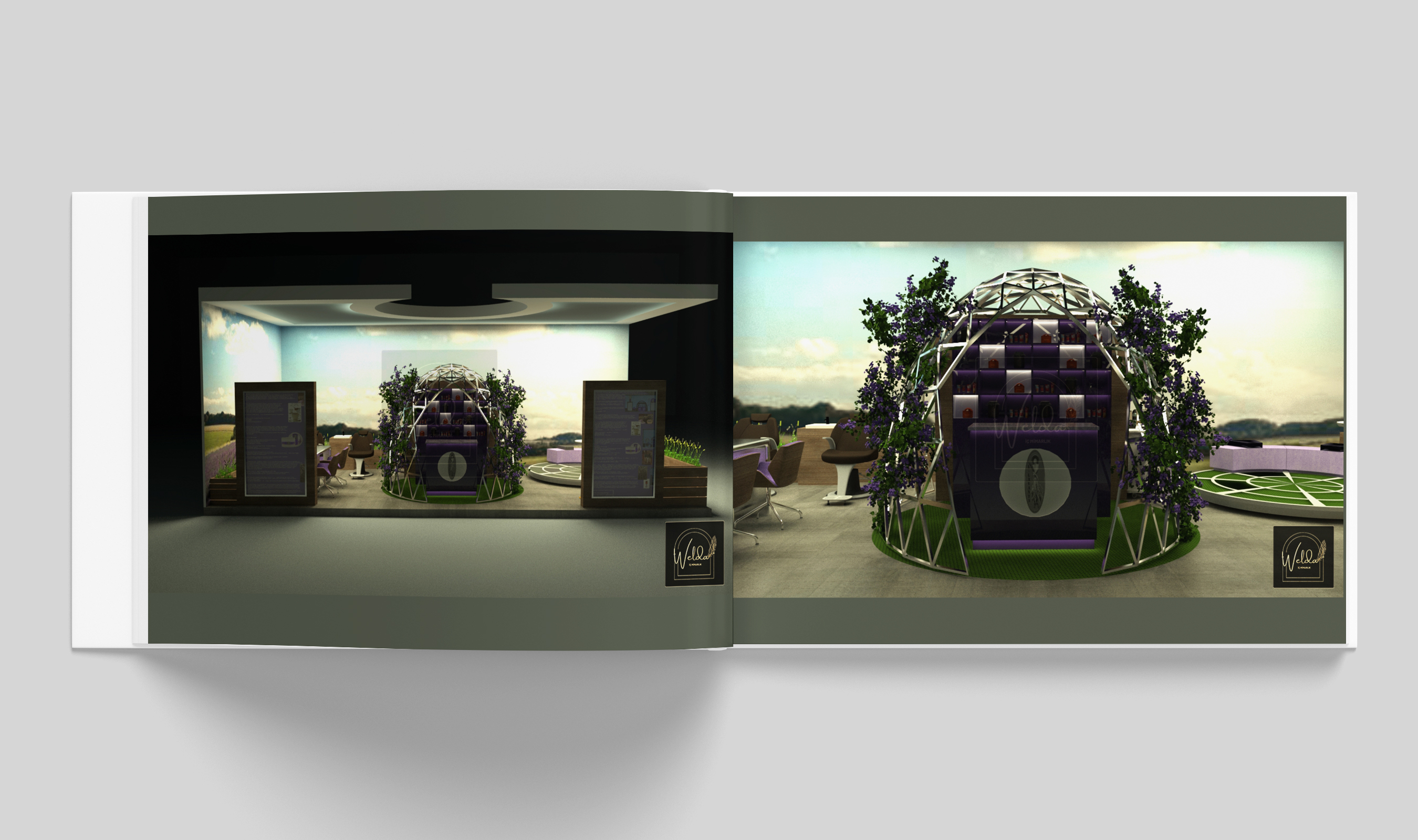 Lavende Fuar Stand İnterior Design Portfolio-4