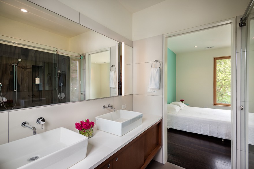 美国贝塞斯达现代盒形住宅扩建-21