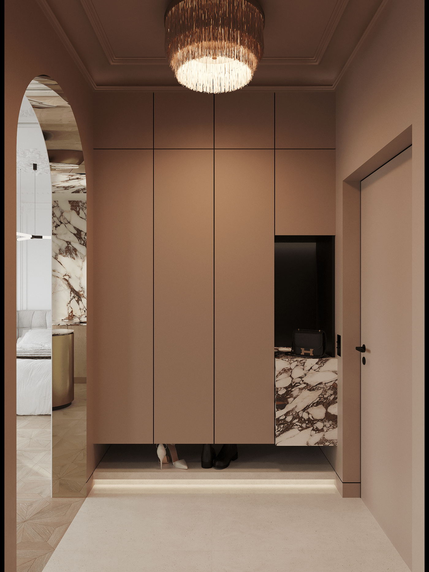 珊瑚红+绿色 一抹时尚色，超有魅力-3