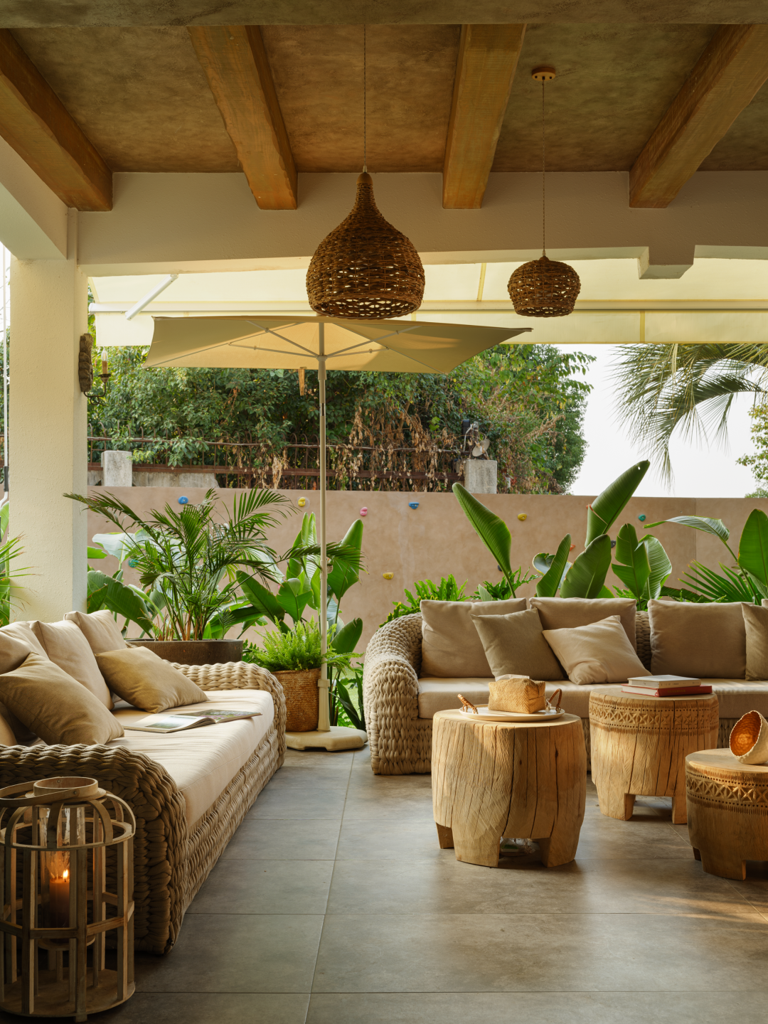 度假风情融入日常的 450㎡大宅设计-19