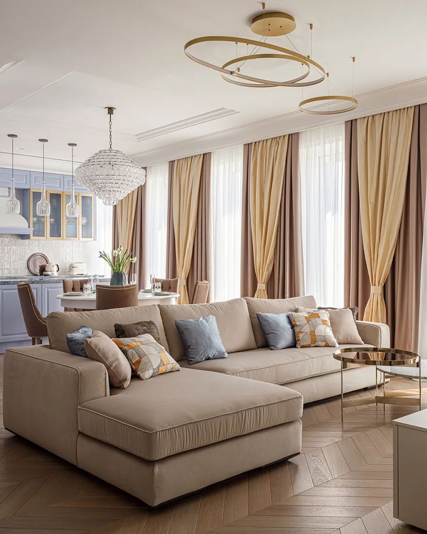 133㎡四口之家室内设计丨Yulia Sokolova-14