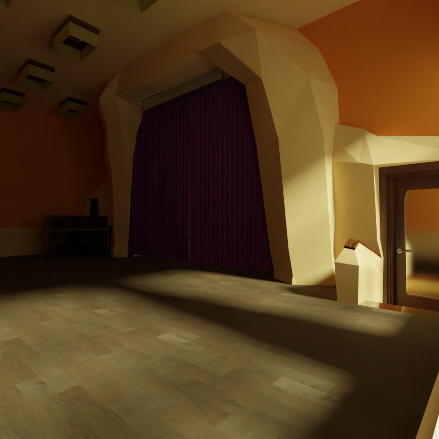 索菲亚学校礼堂室内设计丨Mykyta Lytovchenko-14