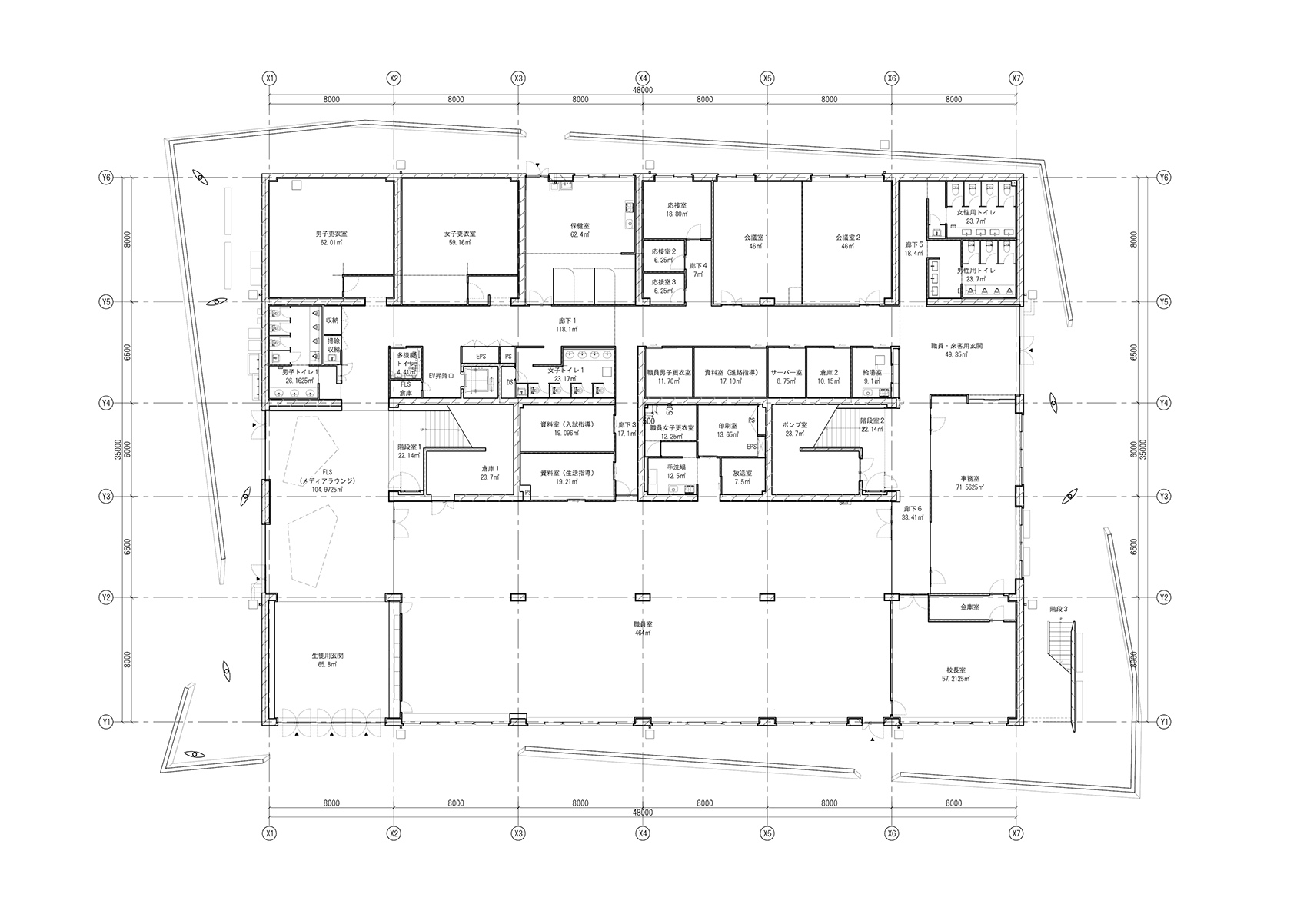 大阪学院大学高等学校丨日本大阪丨Atsushi Kitagawara Architects-49