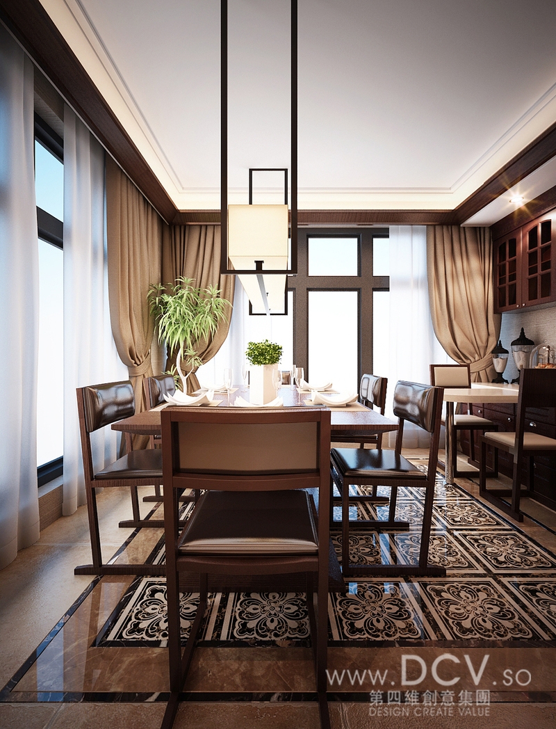 浐灞半岛新中式别墅样板间-2