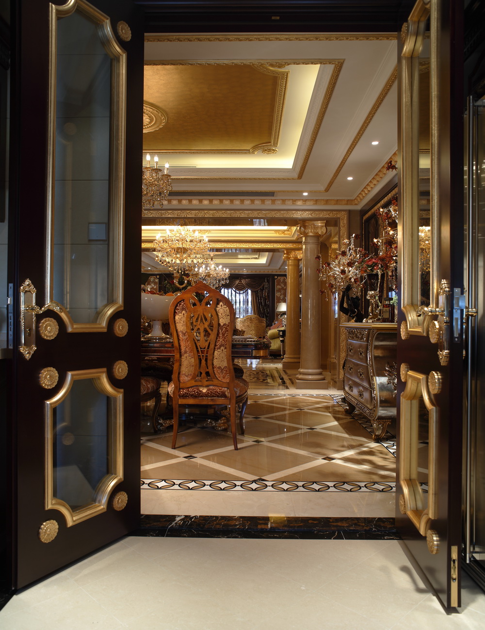 泉州浦西万达公馆 豪华欧式样板房-32