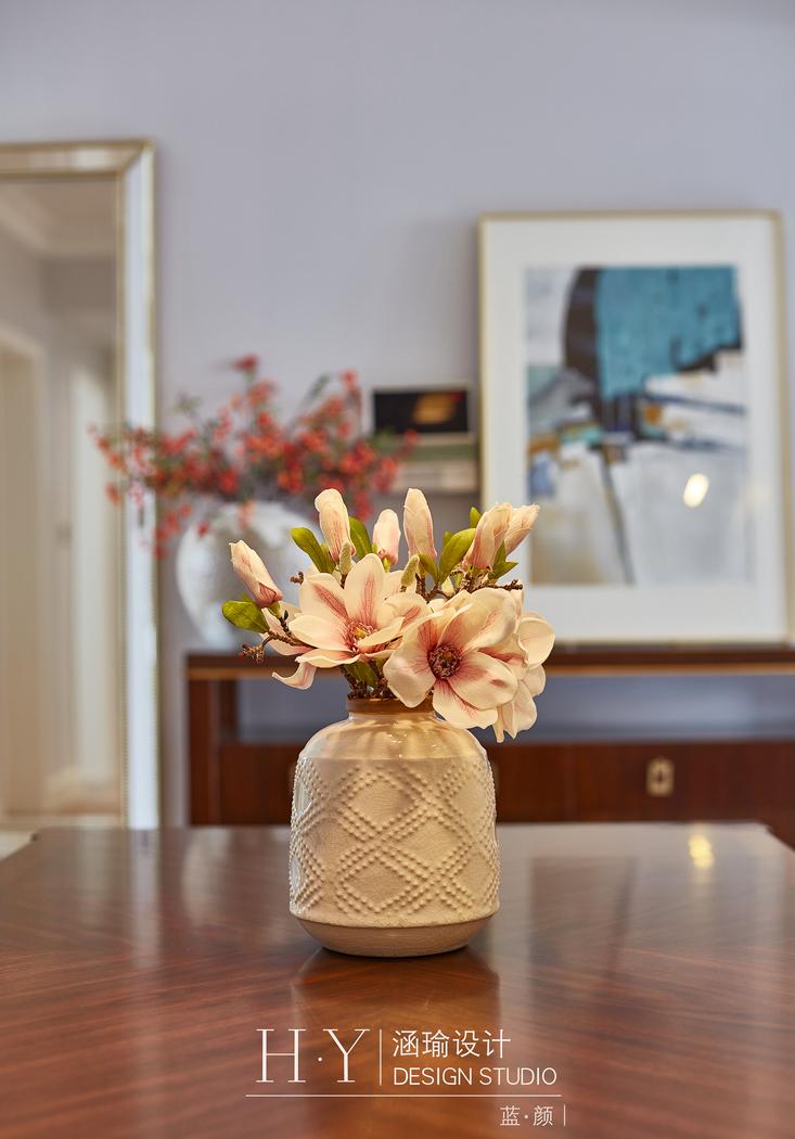 涵瑜设计丨平层书香独韵,盛世蓝颜-21