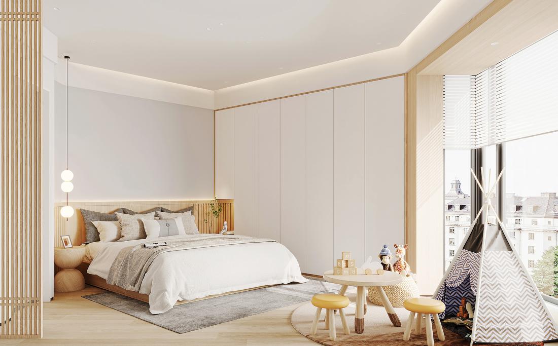 日式原木风温润住宅-22