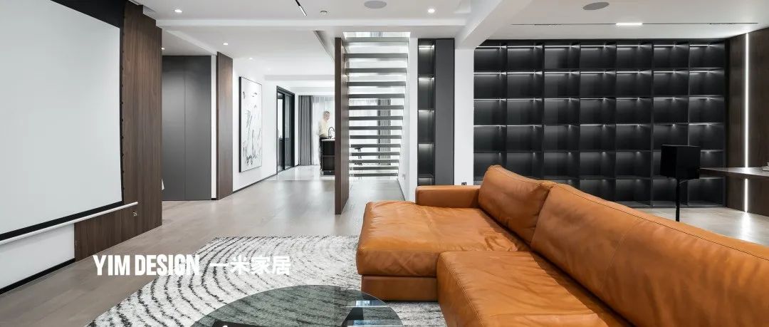 黑白格调,现代平层的独特魅力丨李宝红-59