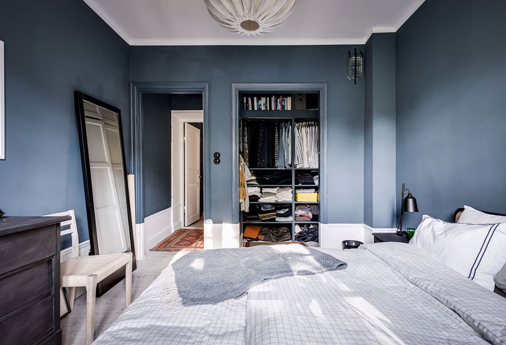 瑞典 73 平米公寓的色彩艺术-15