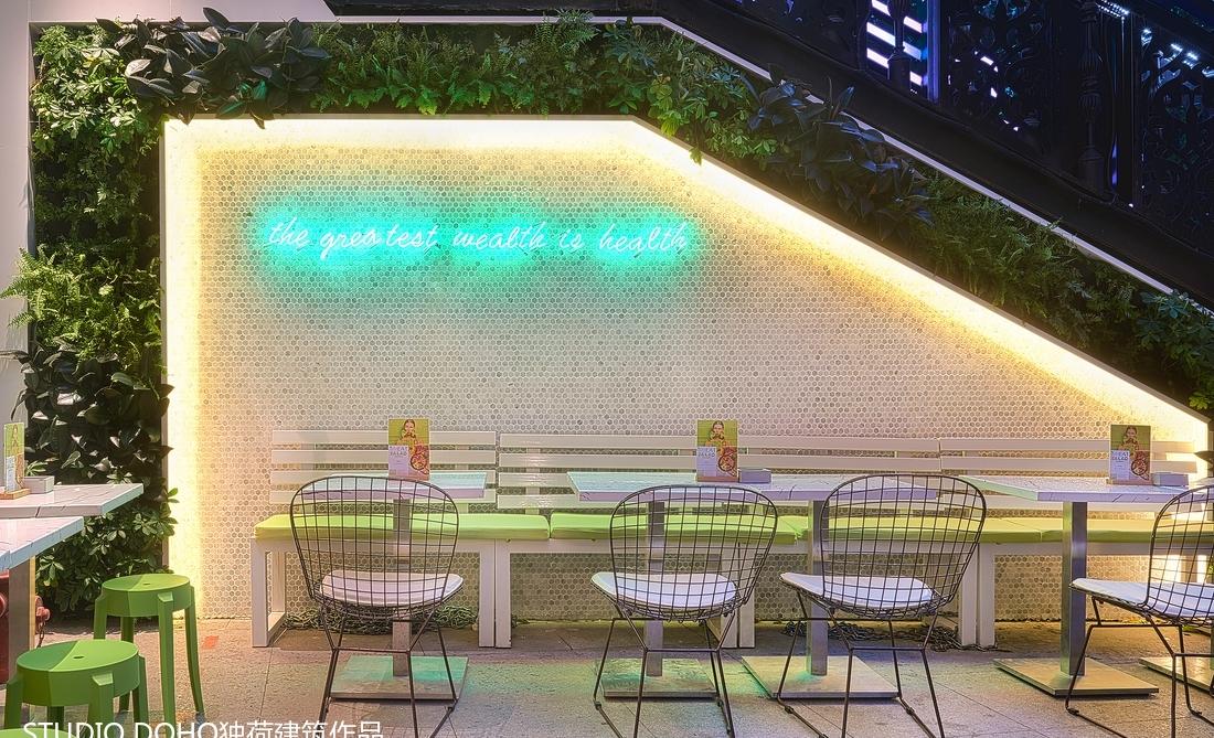 绿意盎然的健康餐厅-2