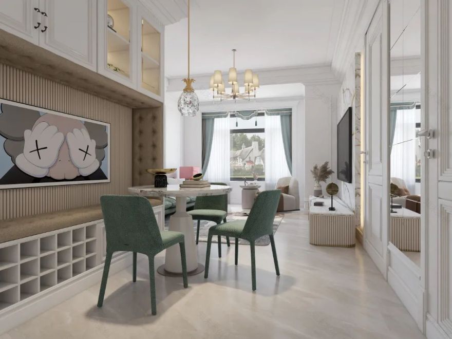 都会湾小区欧式小户型设计丨李文昌-19