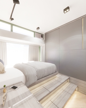 香港湿地季节公园主卧设计丨中国香港丨Koanna室内设计（香港,英国）