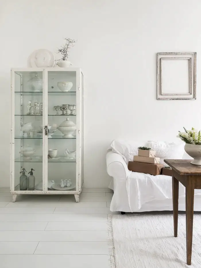 瑞典 60 平米租赁公寓的白色圣诞-5