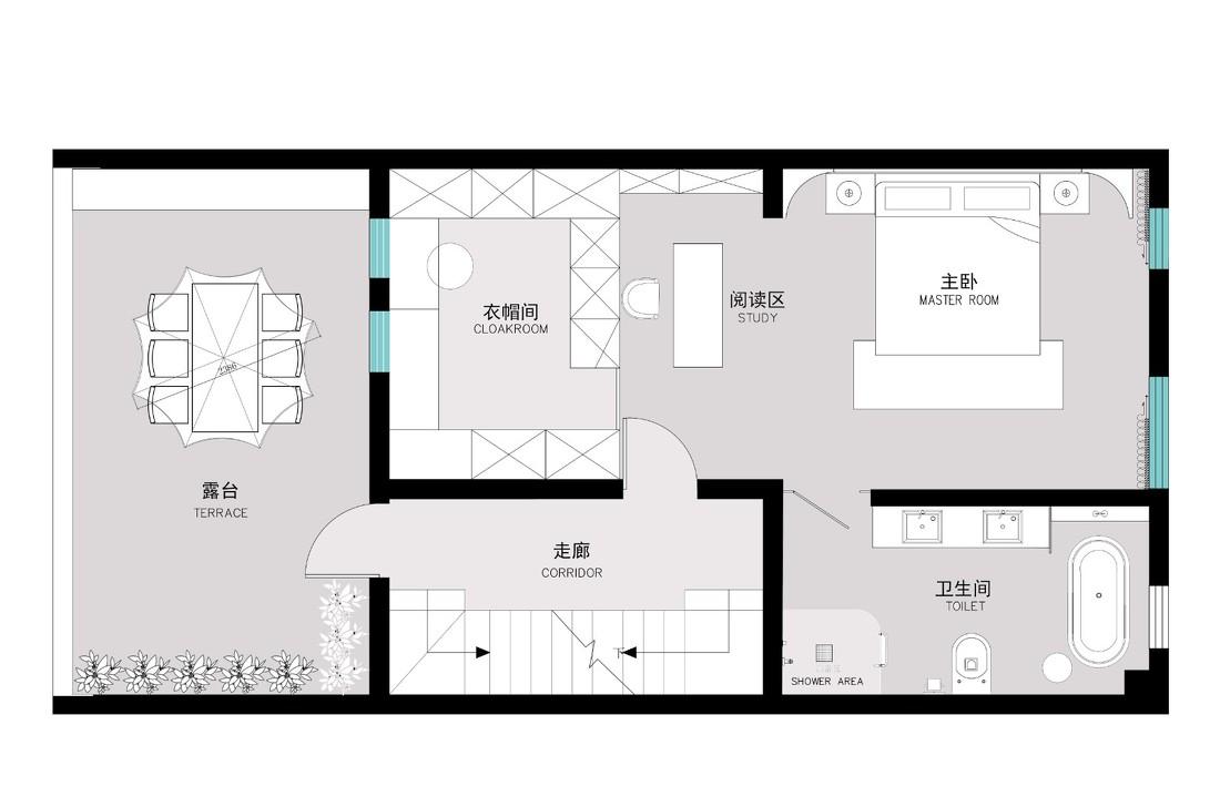 简约奢华家居，金属元素与大理石的完美结合-14