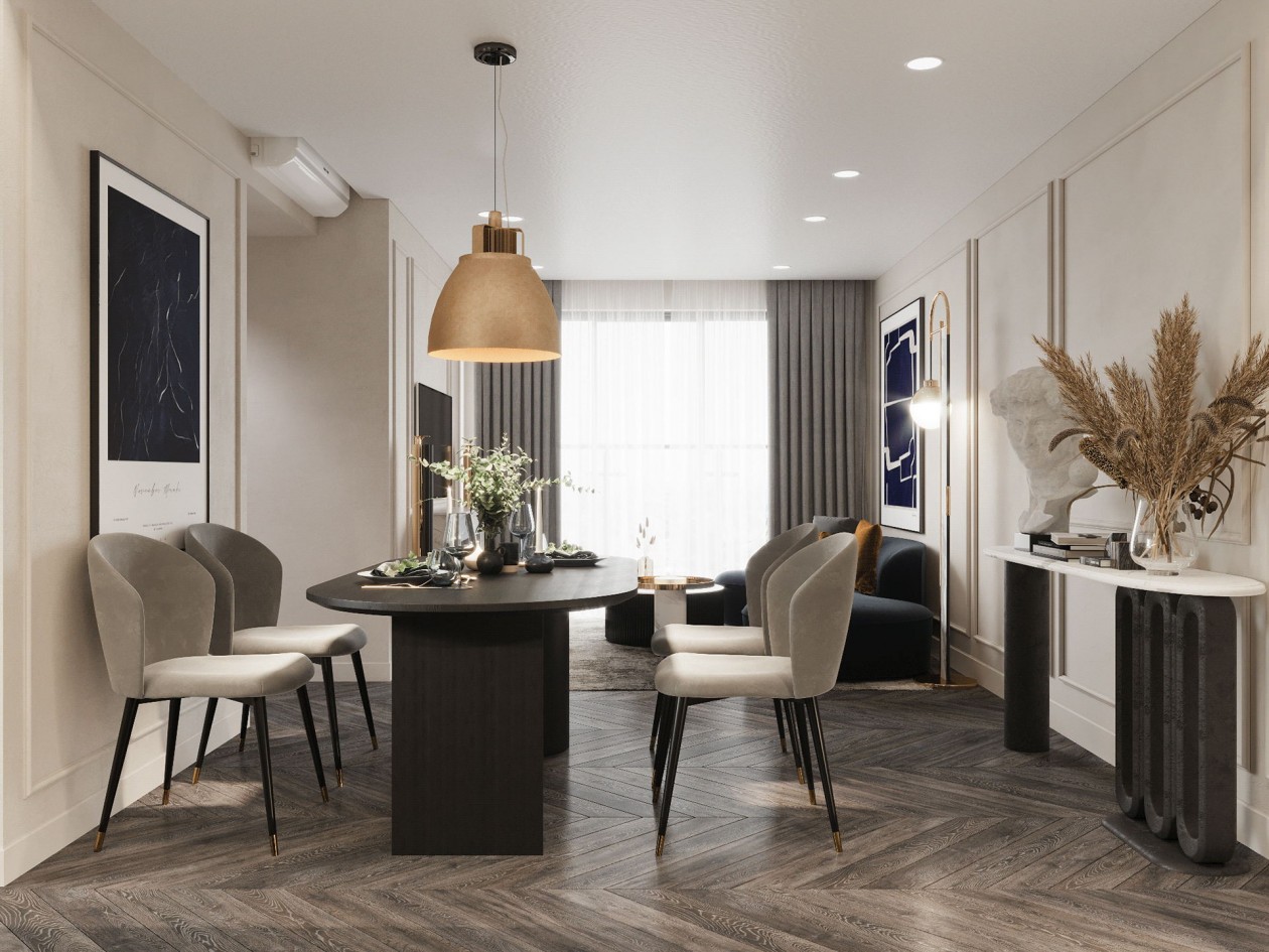 蓝色+白色 构造凉爽舒适的住宅空间-5