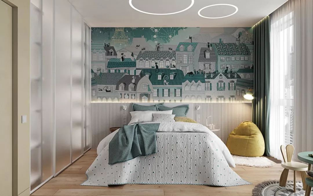 一厅三室，灰色+木色，高级！-57