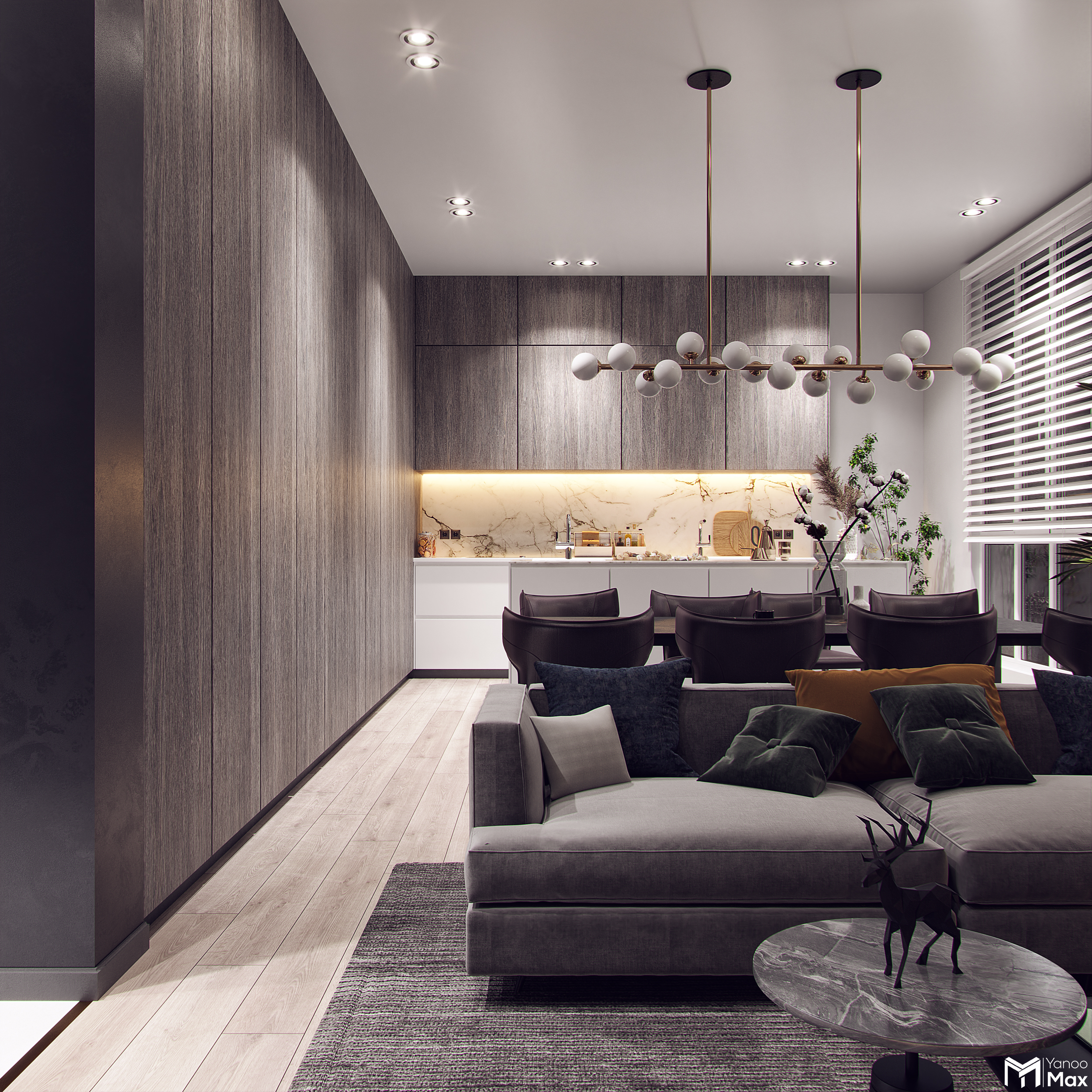 Apartment - TOKYO interior design Artificiel Light-5