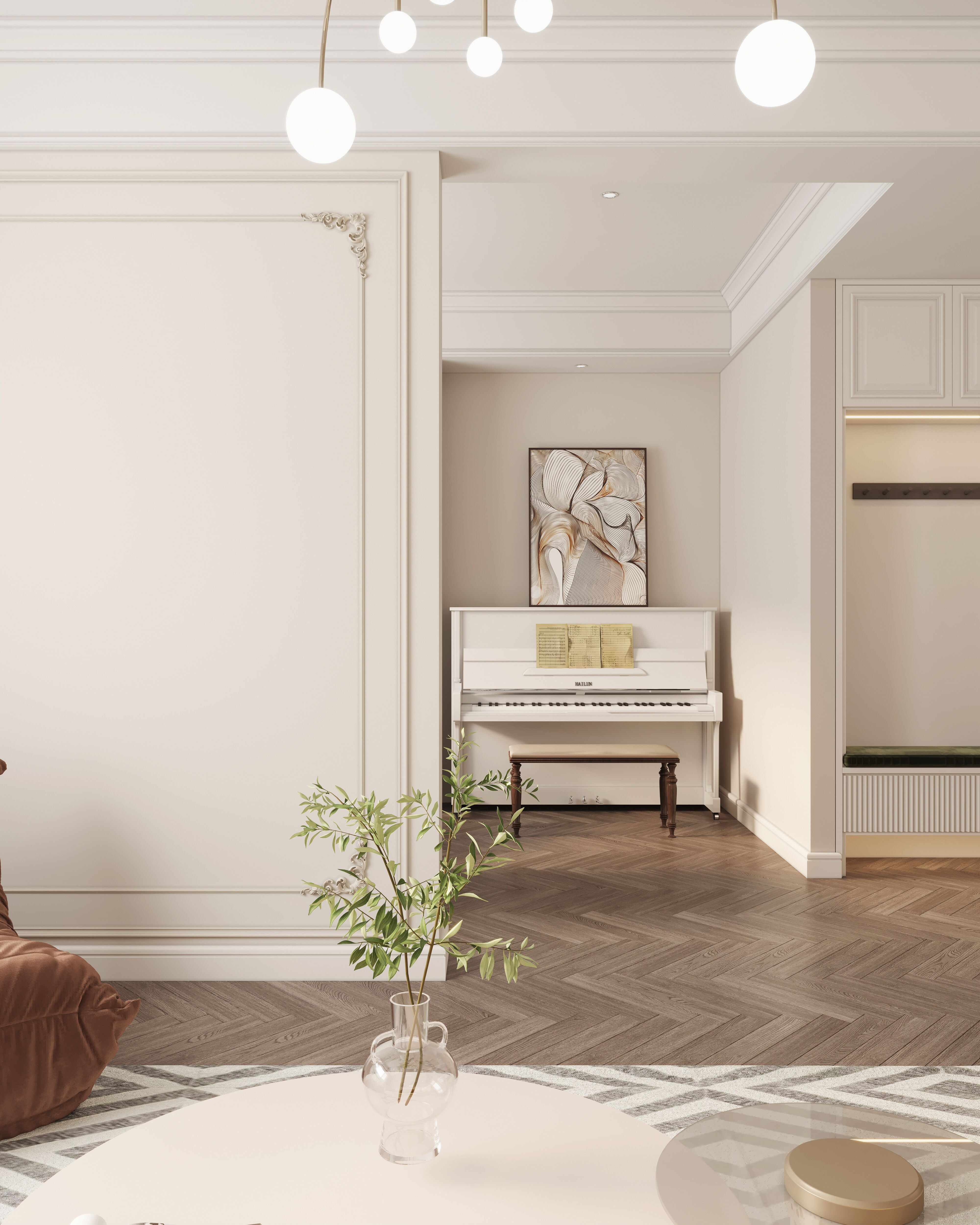 东木设计 | 极简法式，松弛又自然-6