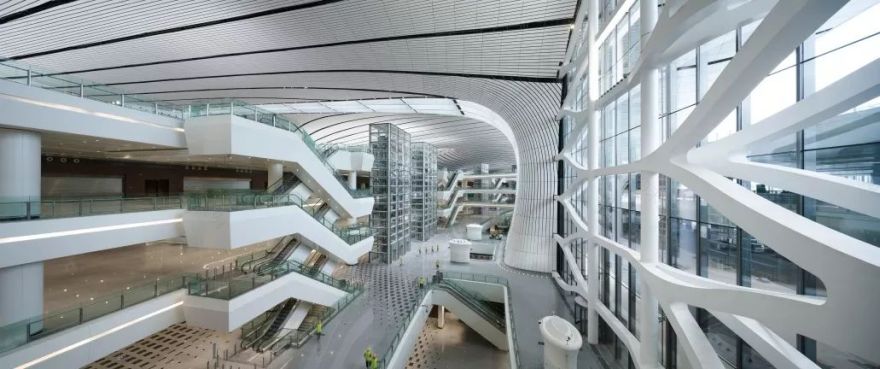 北京大兴国际机场,巨型交通枢纽的室内设计魅力-20