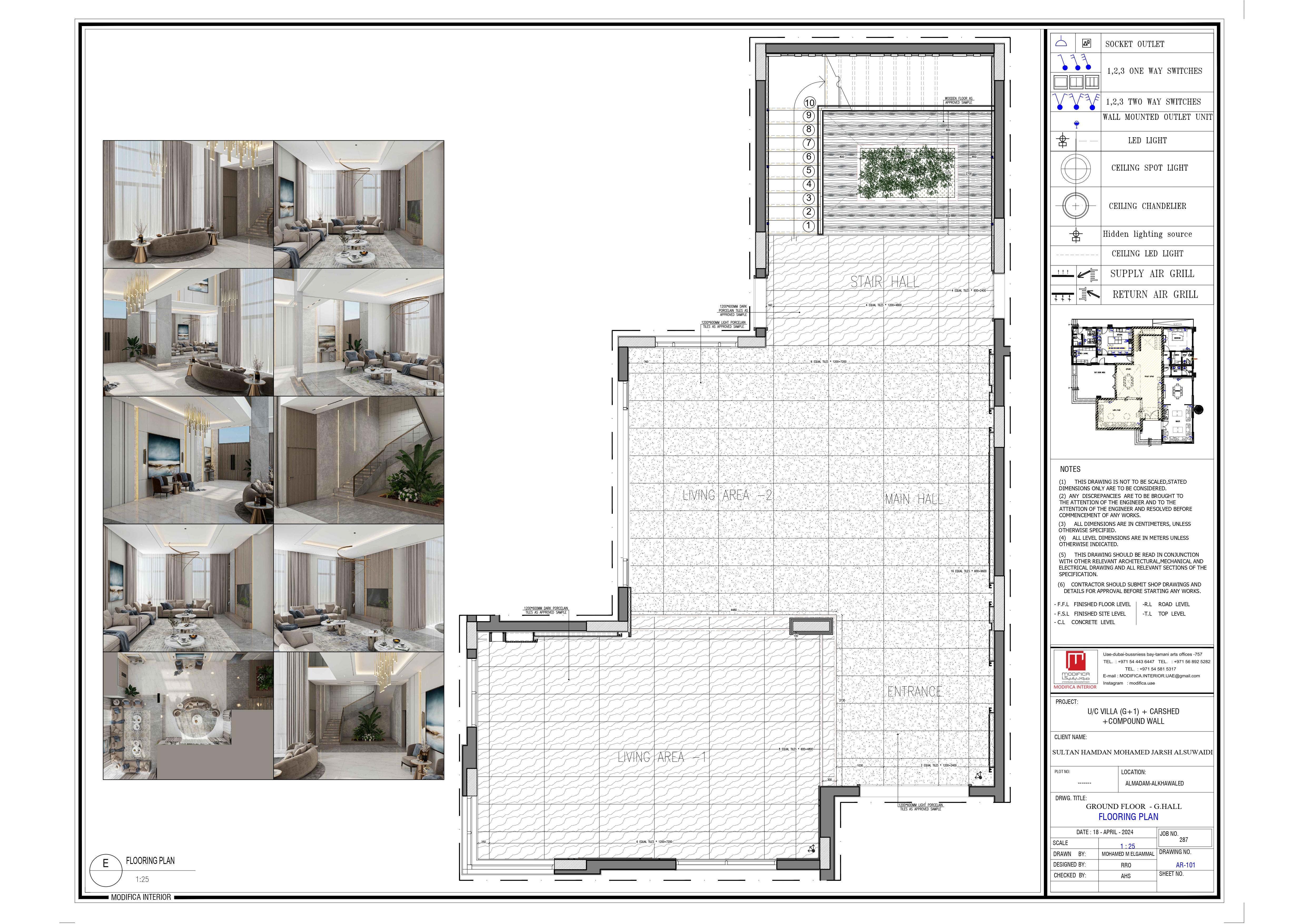 地面大厅商店图纸丨阿联酋丨MOHAMED M ELGAMMAL-6
