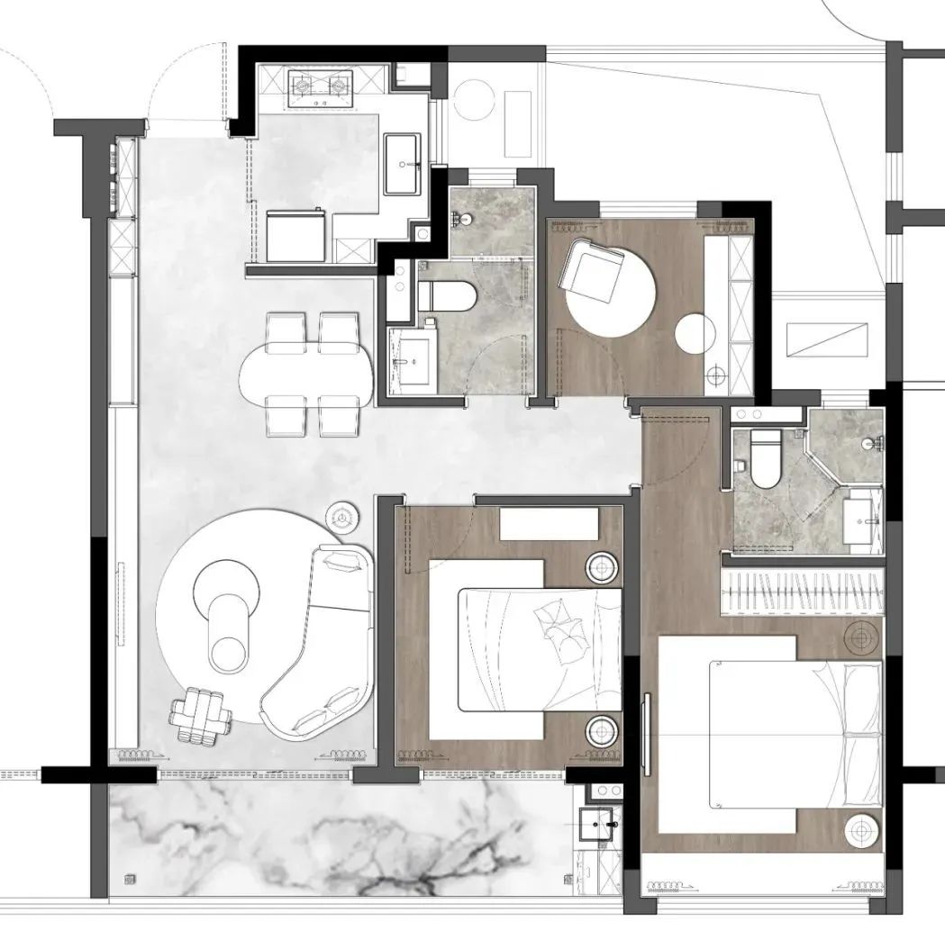 春风长住·晴翠秋时府丨EH DESIGN GROUP辉景室内设计团队-47