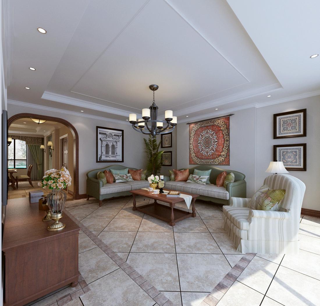 
秦皇岛160㎡美式乡村风住宅 -3