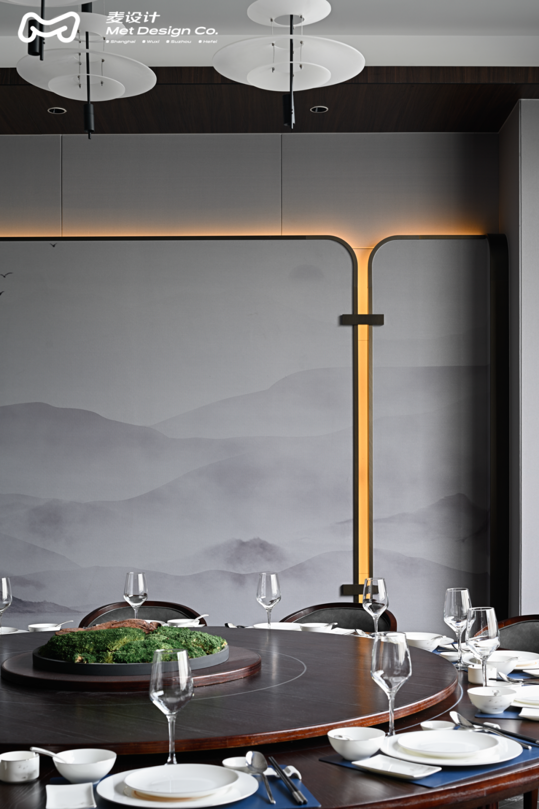 虞锦楼 · 宋代美学与现代艺术融合的中餐厅设计丨麦设计—粉色企鹅-43