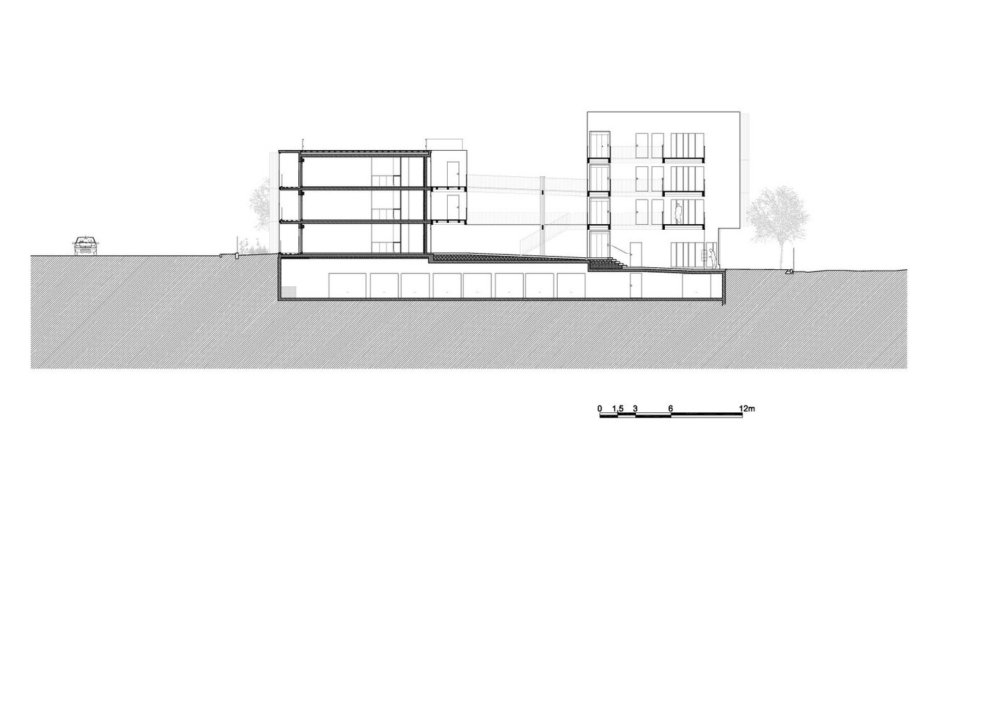 融合绿意的法国 Mouans·Sartou· 社会住宅与商铺设计-17