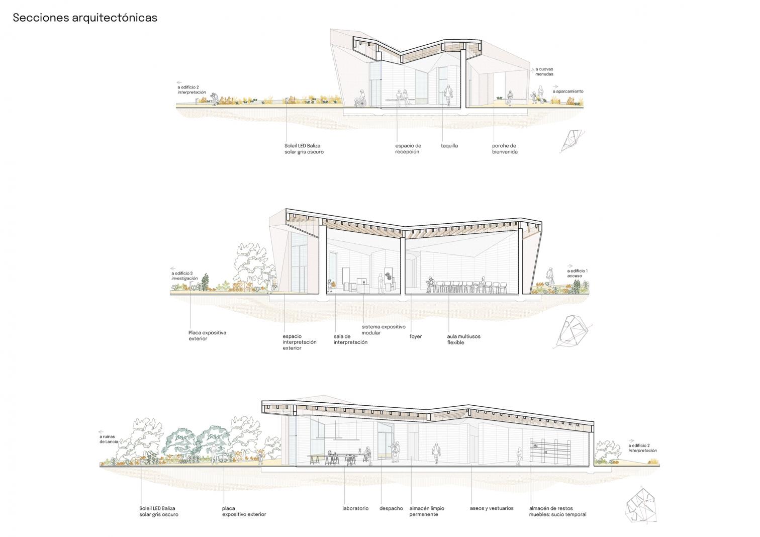 马德里 Gon Architects 打造环保考古中心 | Piedra y Tierra-10