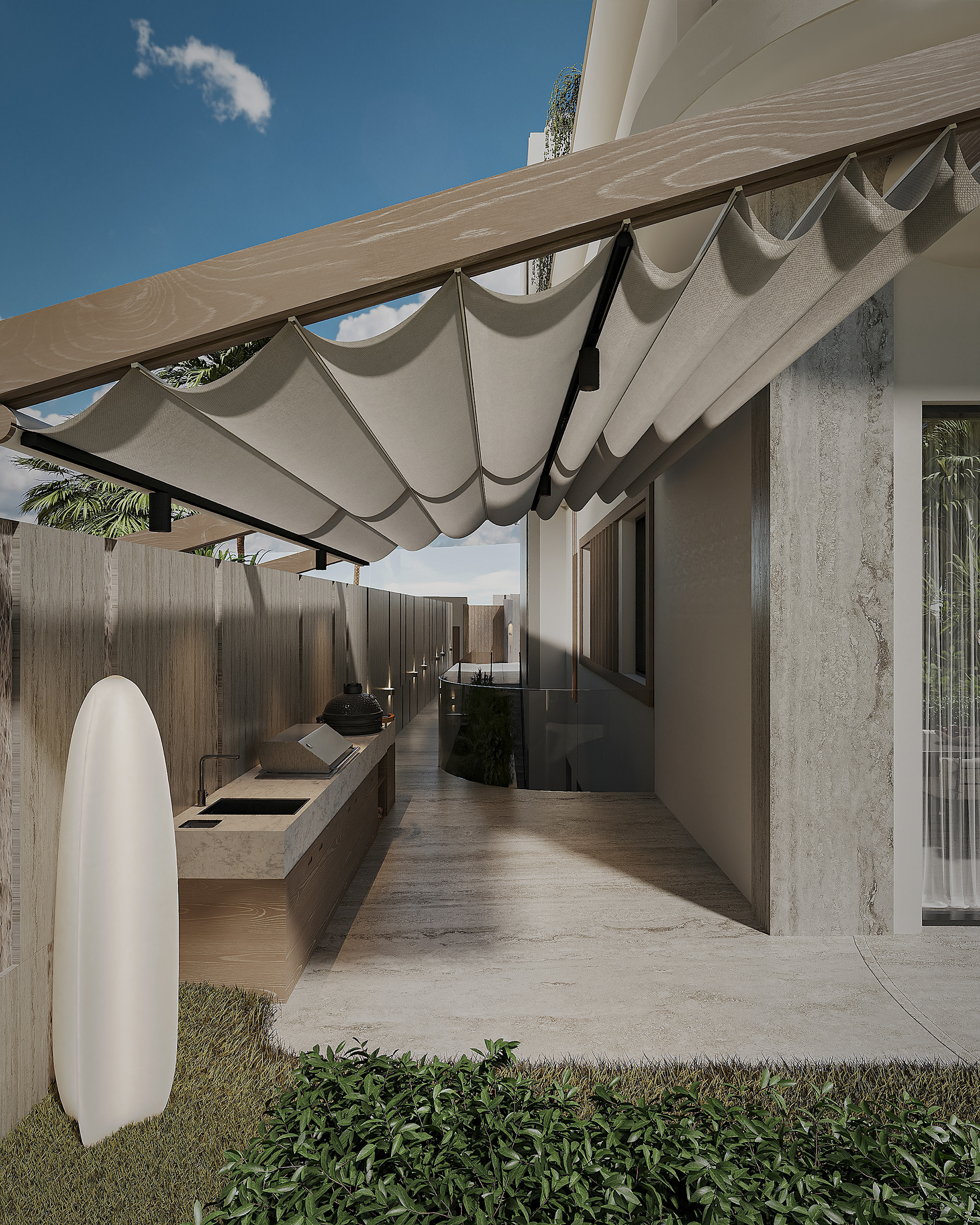 朱美拉棕榈岛别墅外观丨阿联酋迪拜-13